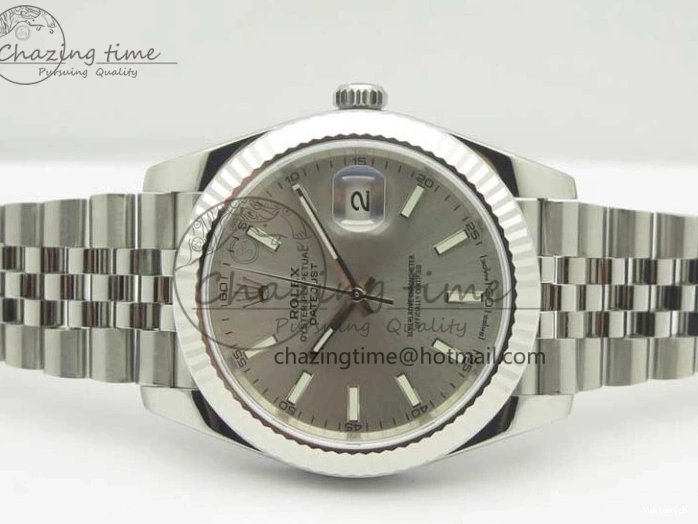 Best A3235 Dial 1:1 126334 41 SS V2 Jubilee Markers Stick Clone Silver REF on Bracelet DateJust Edition 0512